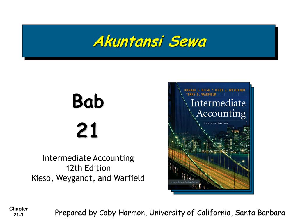 21 Bab Akuntansi Sewa Intermediate Accounting 12th Edition