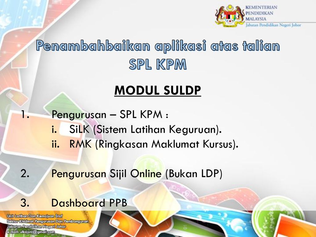 Sistem Pengurusan Latihan Kementerian Pendidikan Malaysia Ppt Download