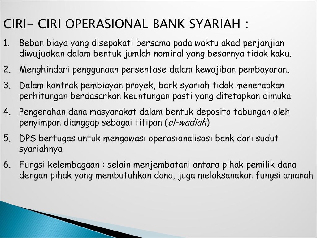 MANAJEMEN BANK SYARIAH - Ppt Download