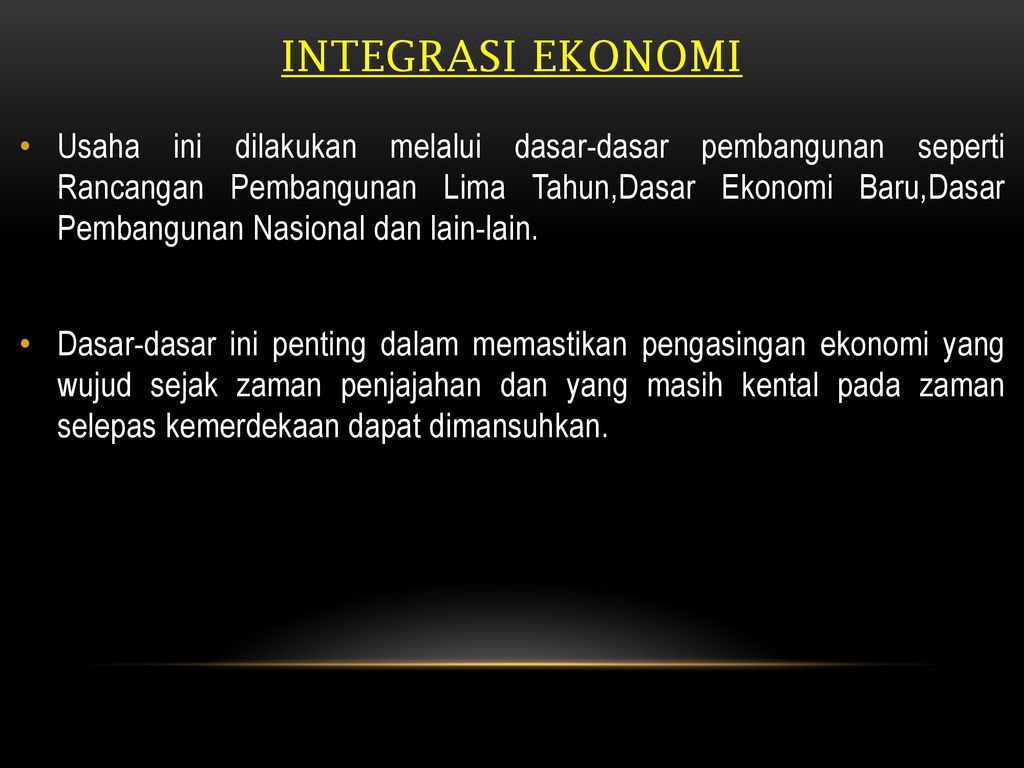 Integrasi ekonomi