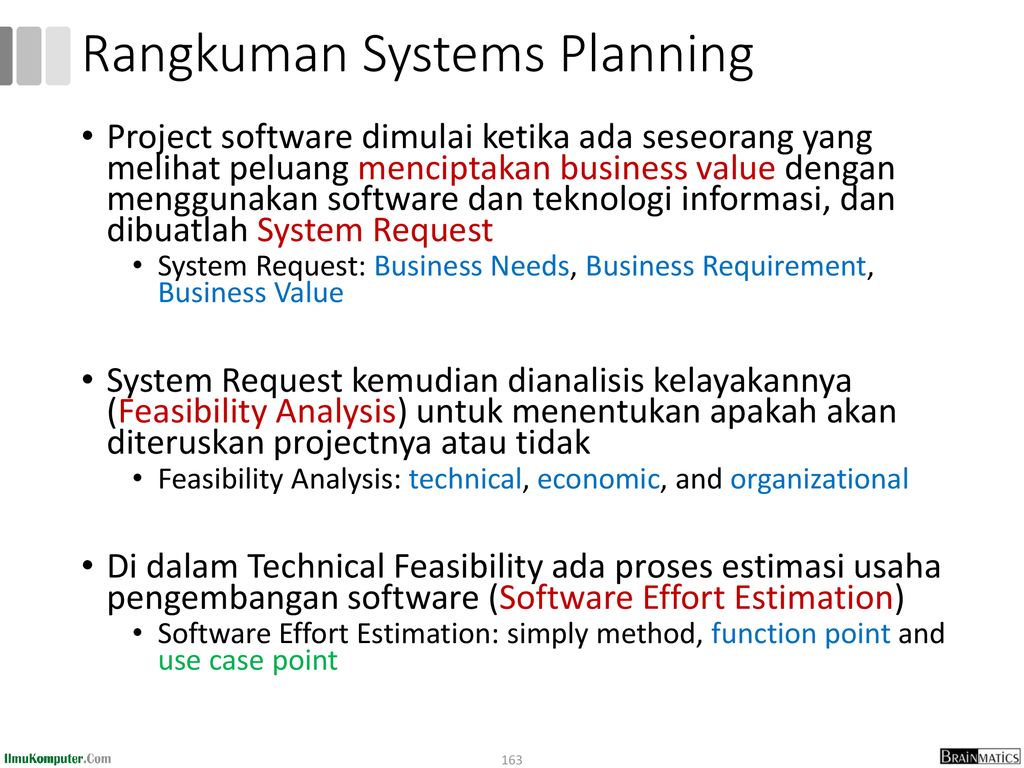 Rangkuman Systems Planning