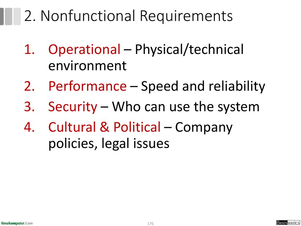 2. Nonfunctional Requirements