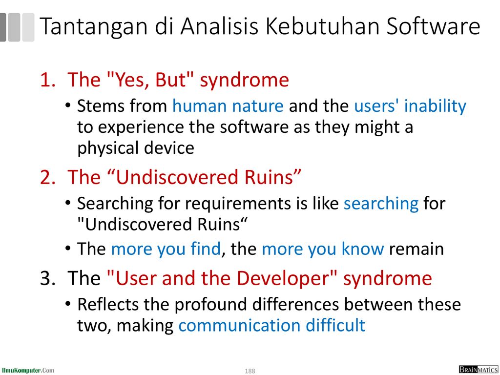 Tantangan di Analisis Kebutuhan Software