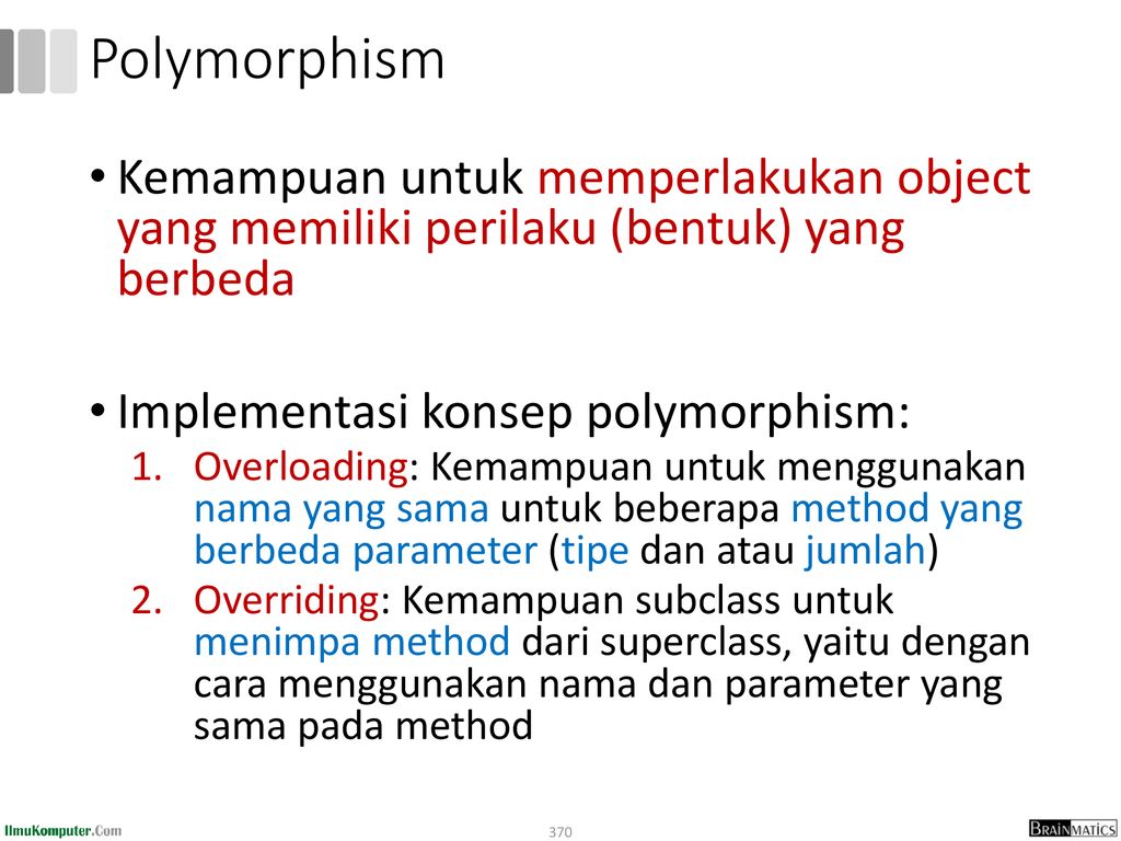 Object-Oriented Programming. Polymorphism.