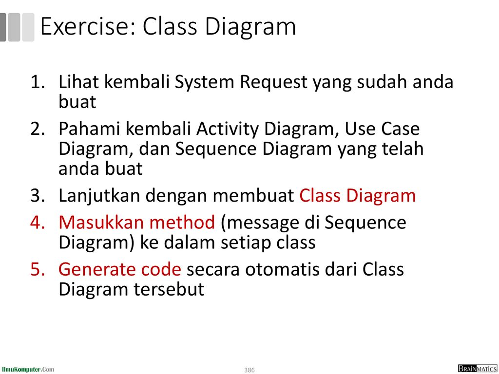 Exercise: Class Diagram