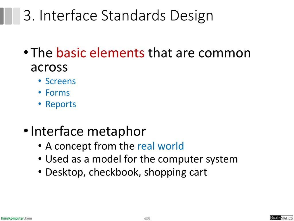 3. Interface Standards Design