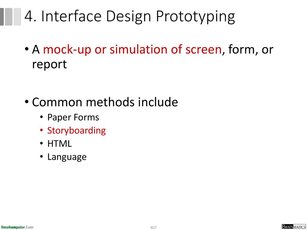 4. Interface Design Prototyping