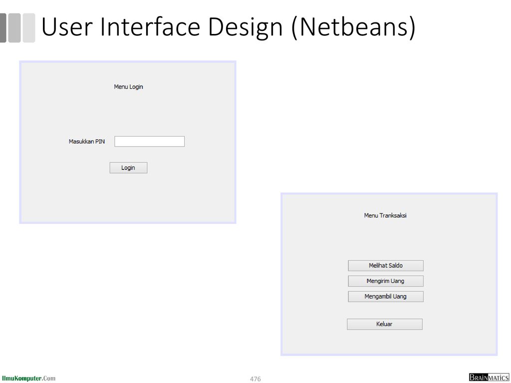 User Interface Design (Netbeans)