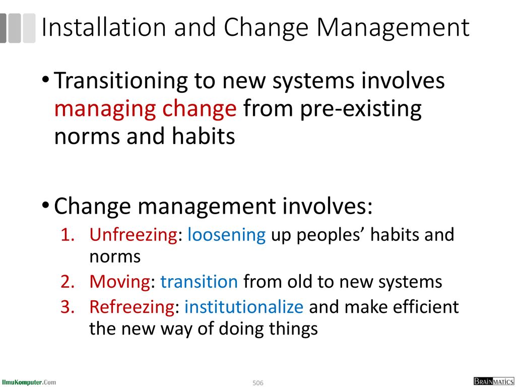 Installation and Change Management