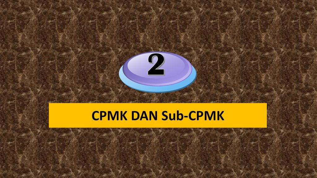 2 CPMK DAN Sub-CPMK