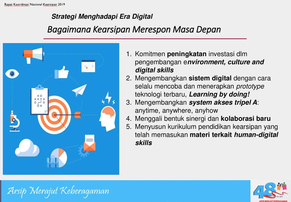 KEBIJAKAN DAN TATA KELOLA ARSIP ELEKTRONIK Imam Gunarto Deputi Bidang ...