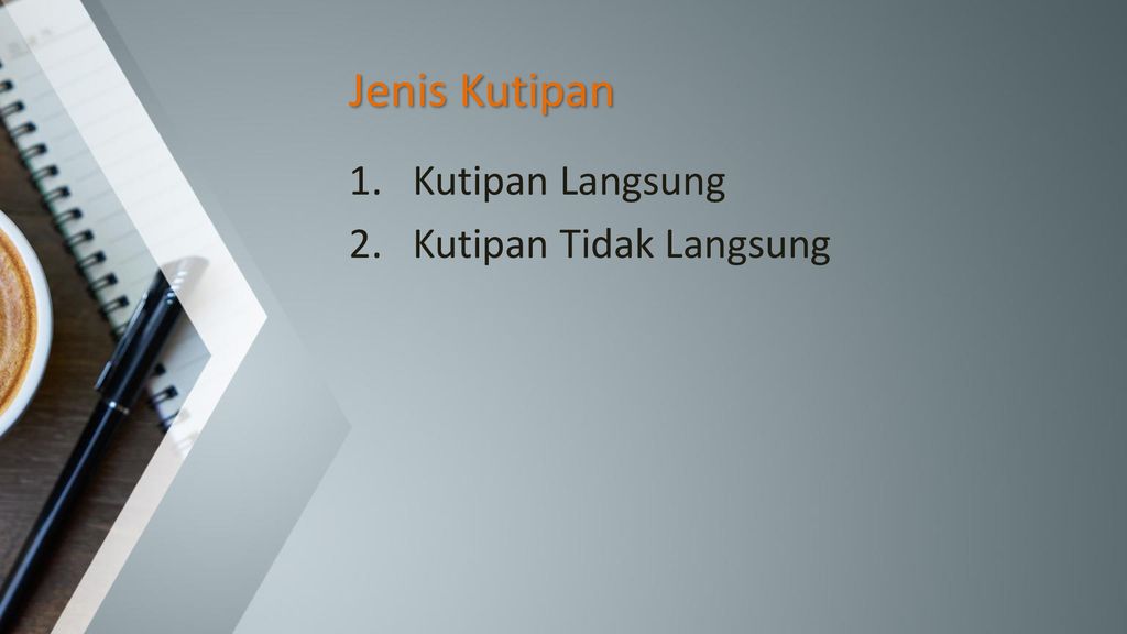 Teknik Menulis Kutipan Ppt Download