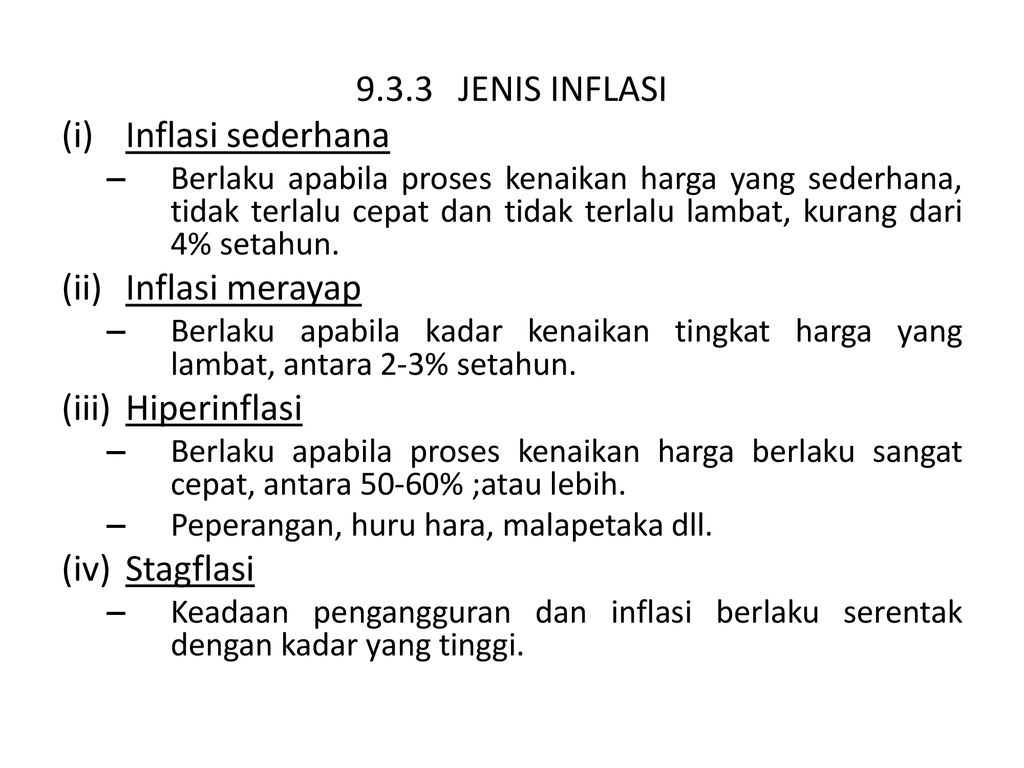 Kitaran Perniagaan Pengangguran Dan Inflasi Ppt Download