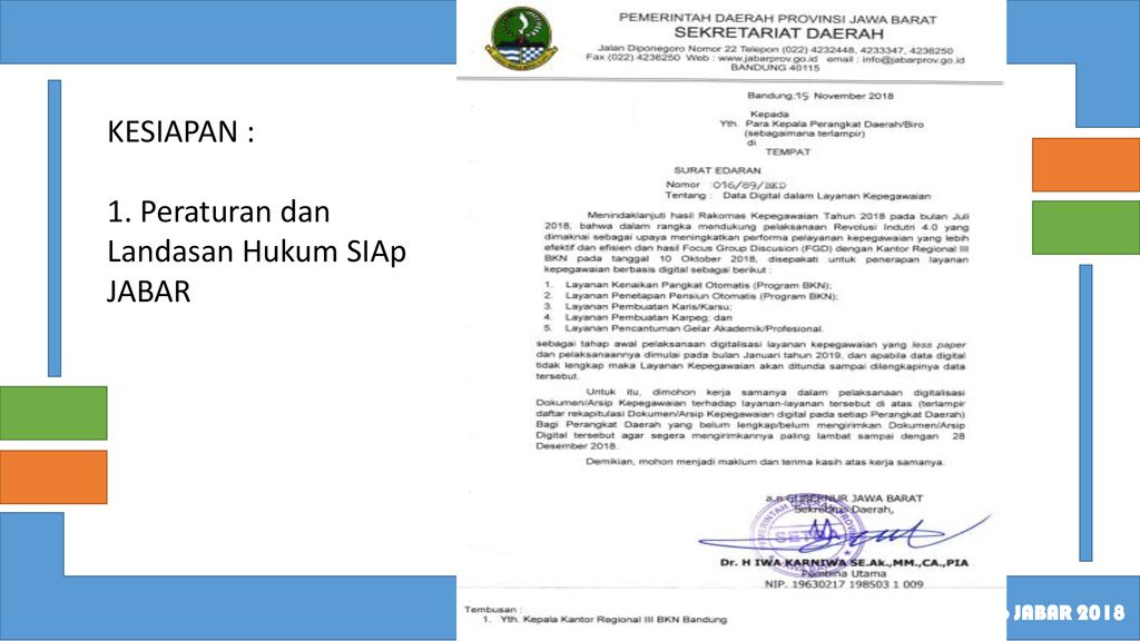 Siap Jabar Sistem Informasi Aparatur Jawa Barat Ppt Download