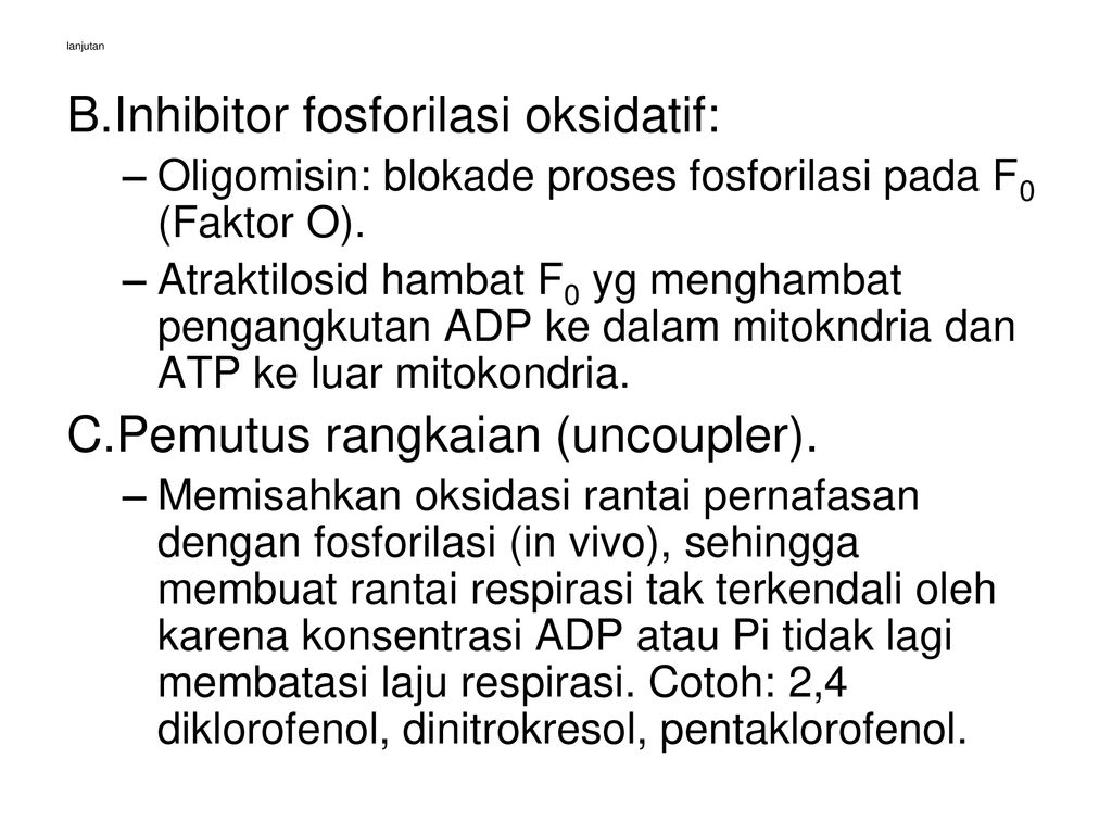 Fosforilasi Oksidatif Ppt Download