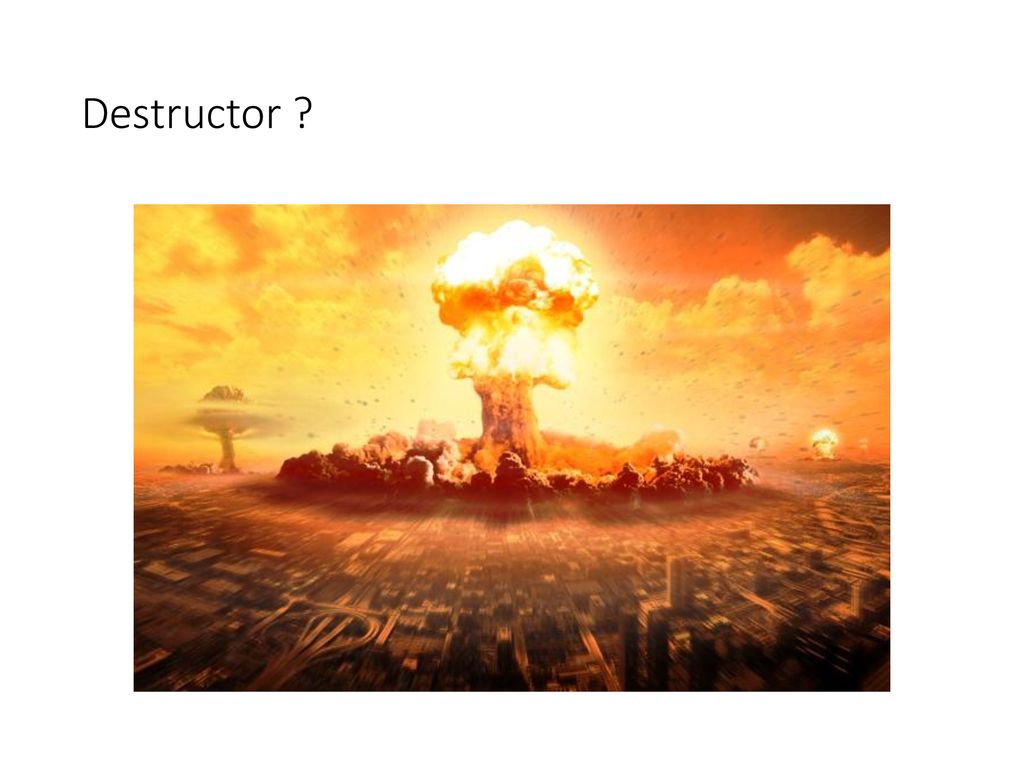 Constructor destructor