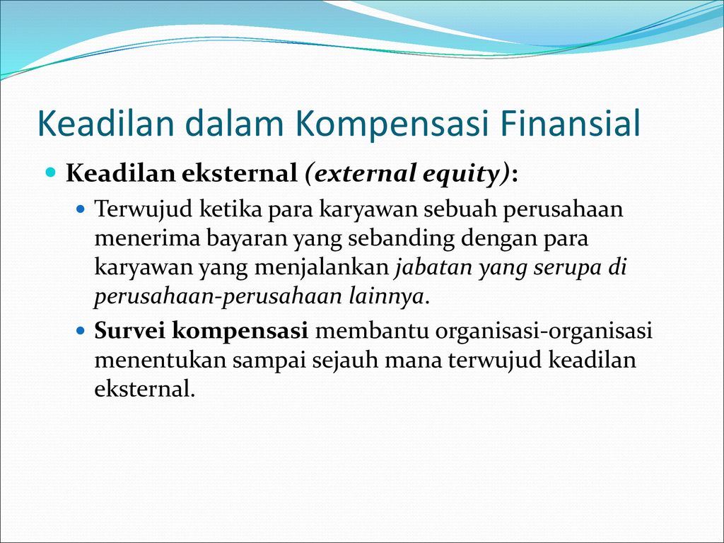 Kompensasi Finansial Langsung Ppt Download