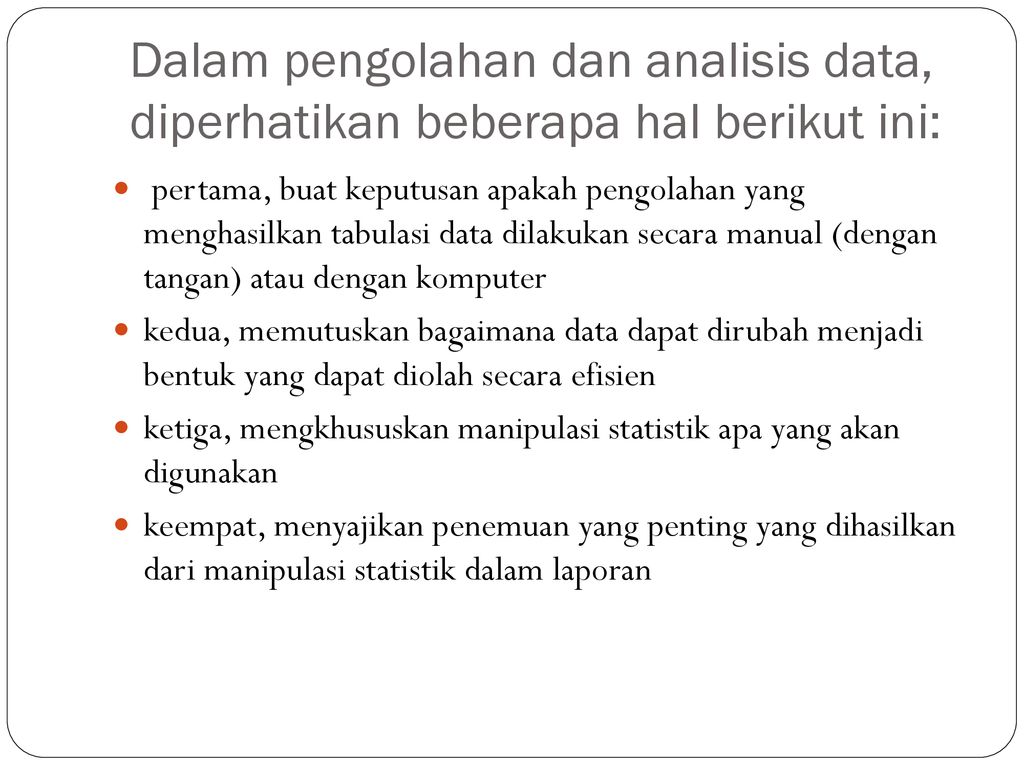 Pengolahan Dan Analisis Data Surveilans Epidemiologi Ppt Download