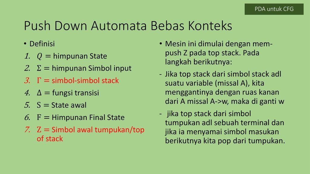 Push down перевод. Push down Automata. CFG to deterministic Pushdown Automata schema.