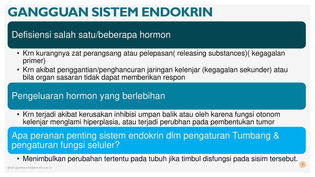 Patology Patofisiology Endokrin System Ppt Download