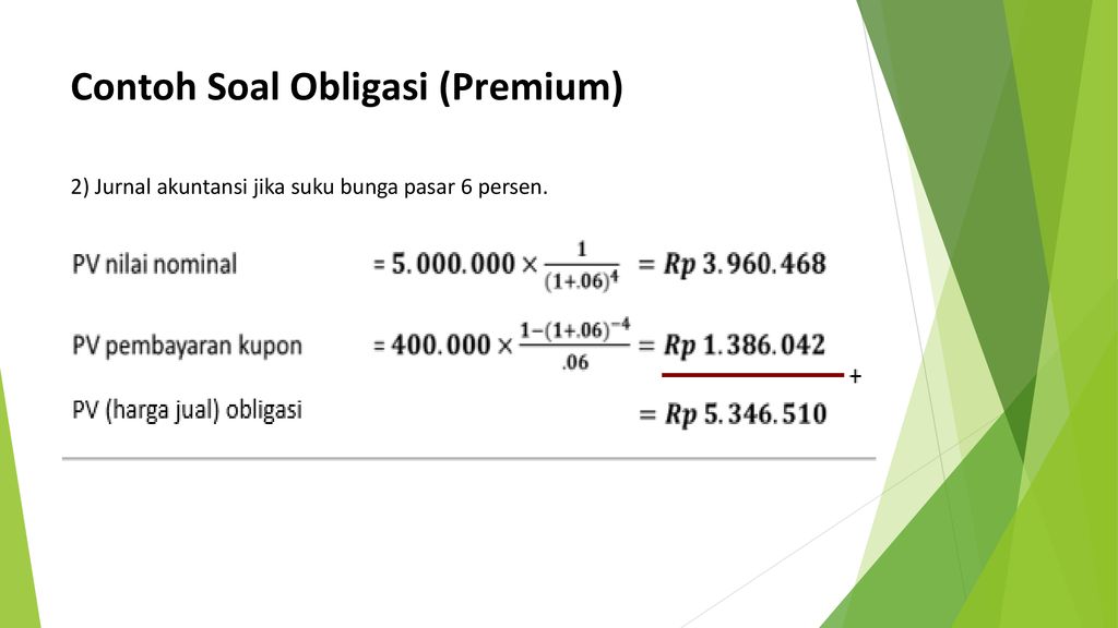 Contoh Soal Penjualan Obligasi - Data Dikdasmen