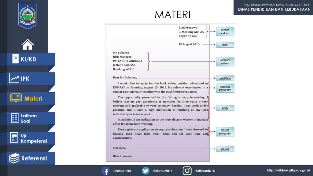 MATERI KI/KD IPK Materi Referensi Latihan Soal Uji Kompetensi