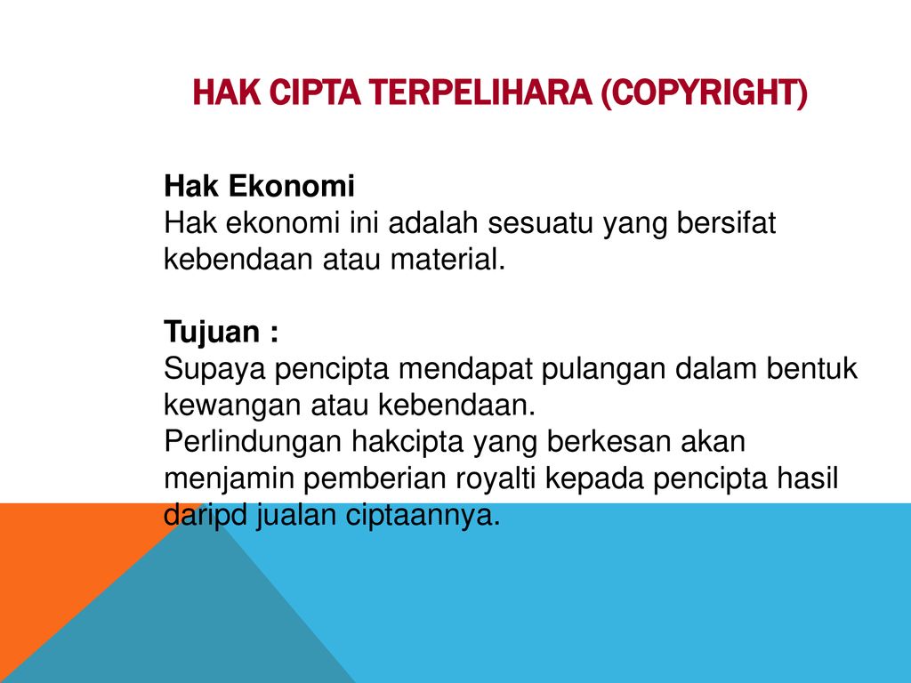 Cipta terpelihara hak Dasar