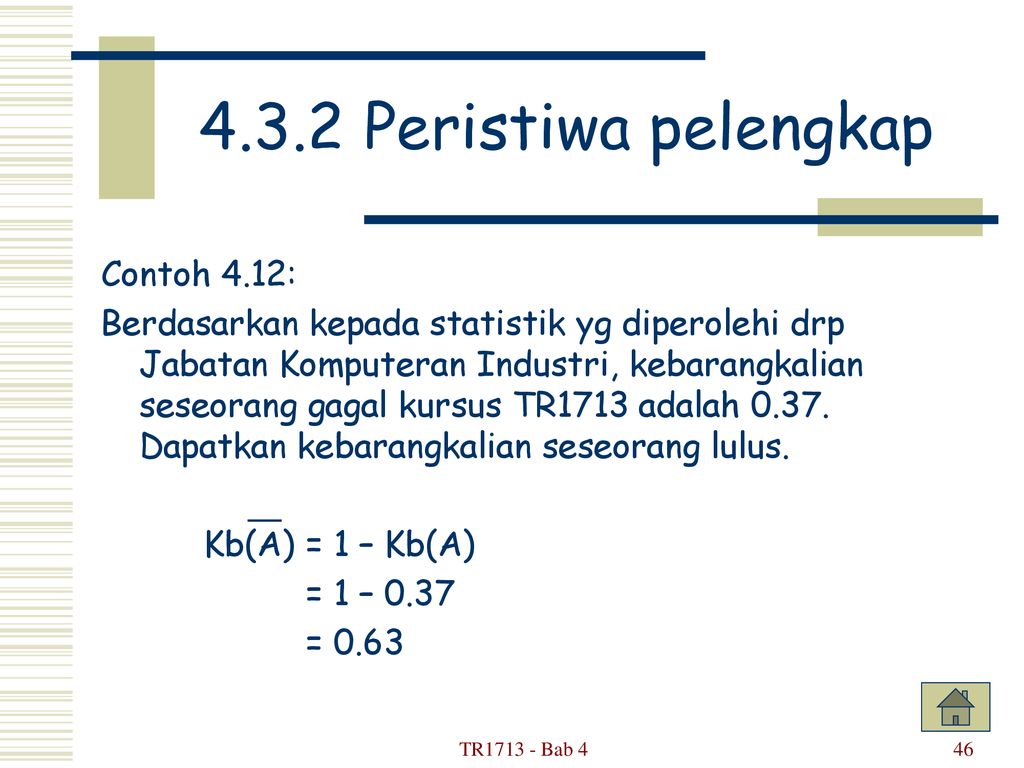 Bab 4 Kebarangkalian Dan Peristiwa Ppt Download