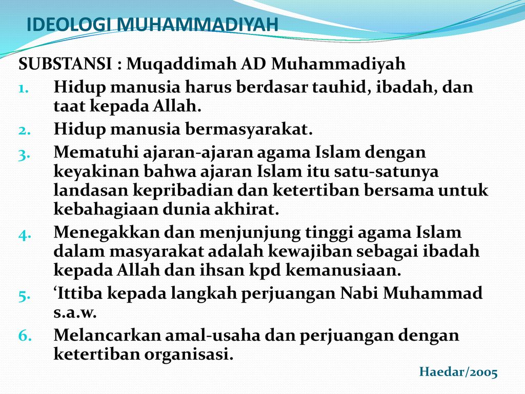 Penguatan Ideologi Muhammadiyah Aisyiyah Ppt Download