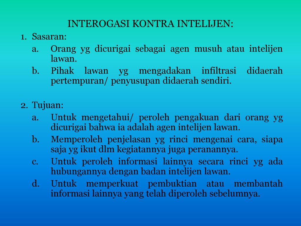 INTEROGASI Pengertian. - Ppt Download