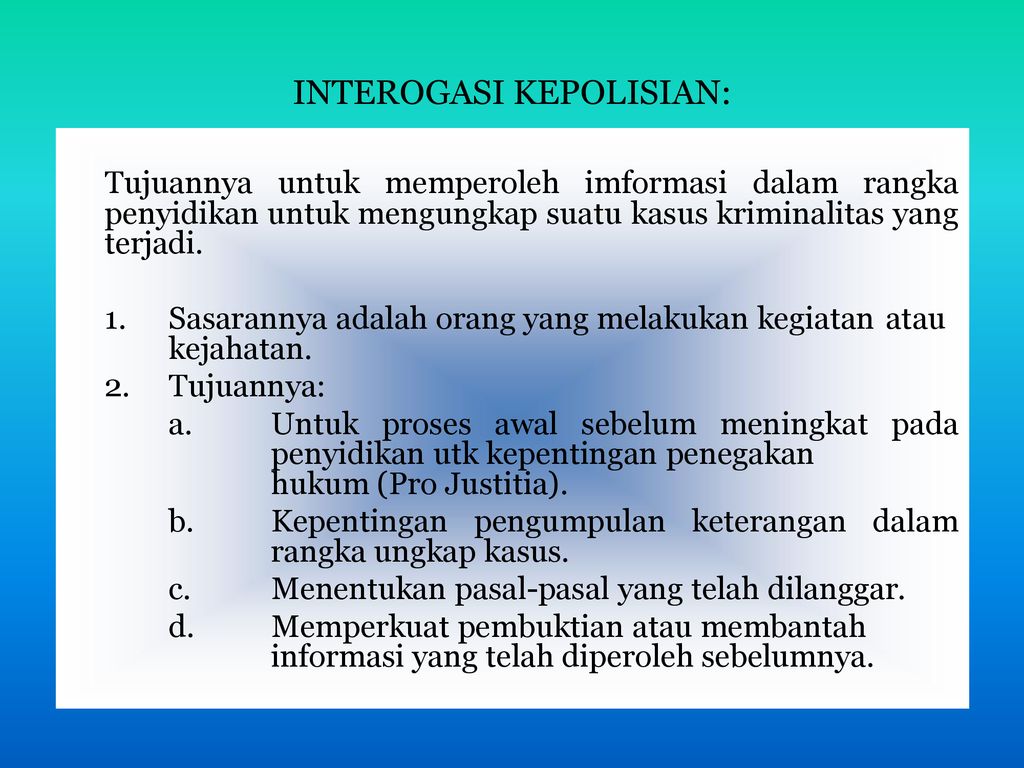 INTEROGASI Pengertian. - Ppt Download