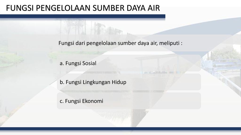 PELATIHAN DASAR TEKNIS BIDANG SUMBER DAYA AIR - Ppt Download