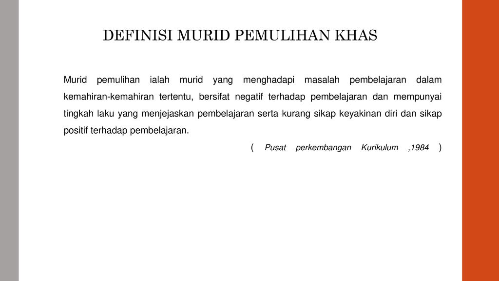 Pengenalan Program Pemulihan Khas Ppt Download