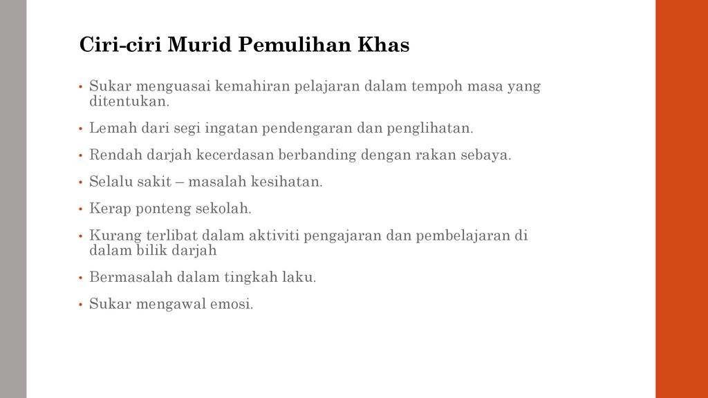 Pengenalan Program Pemulihan Khas Ppt Download