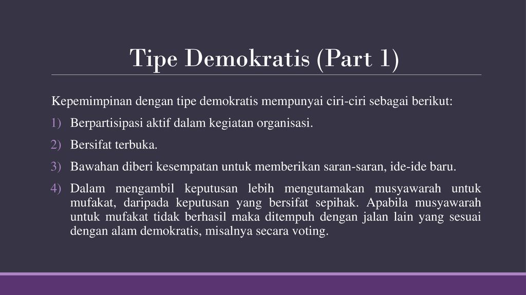 Teori Organisasi Umum 2 Bab 4 Kepemimpinan Ppt Download