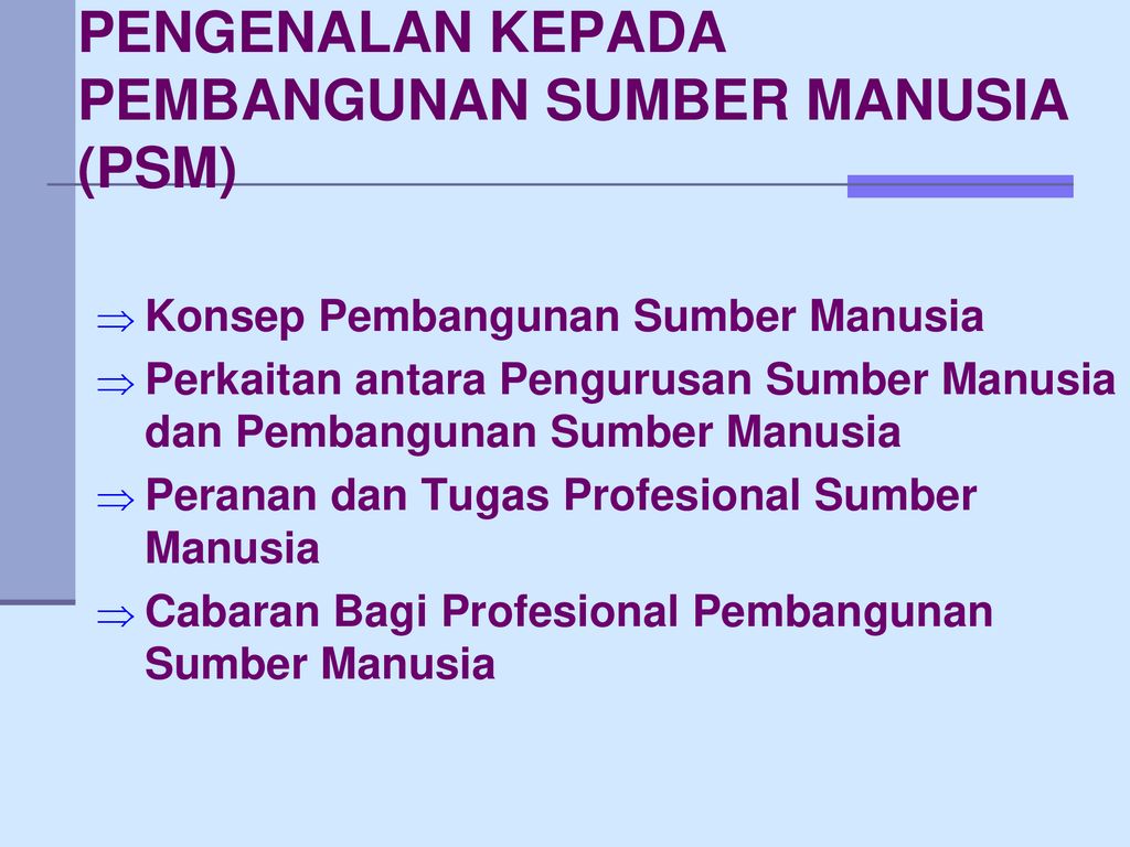 Unit 1 Pengenalan Kepada Pembangunan Sumber Manusia Ppt Download