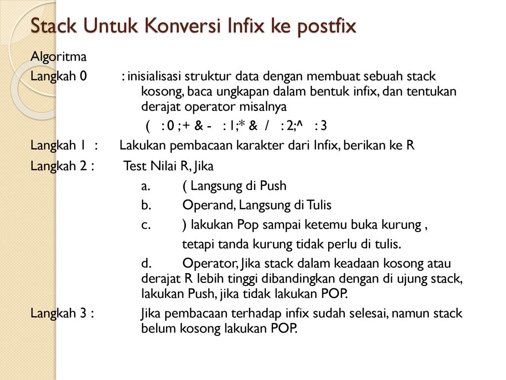 Algoritma & Struktur Data - Ppt Download