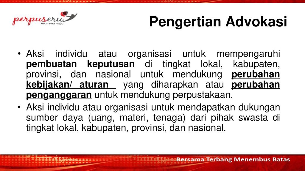 Pengantar Advokasi & Merumuskan Tujuan Advokasi - Ppt Download