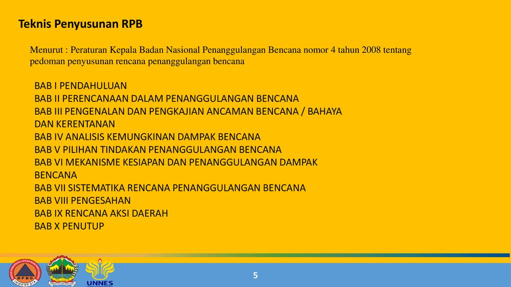 Penyusunan RPB Dan RAD Provinsi Jawa Tengah Tahun - Ppt Download