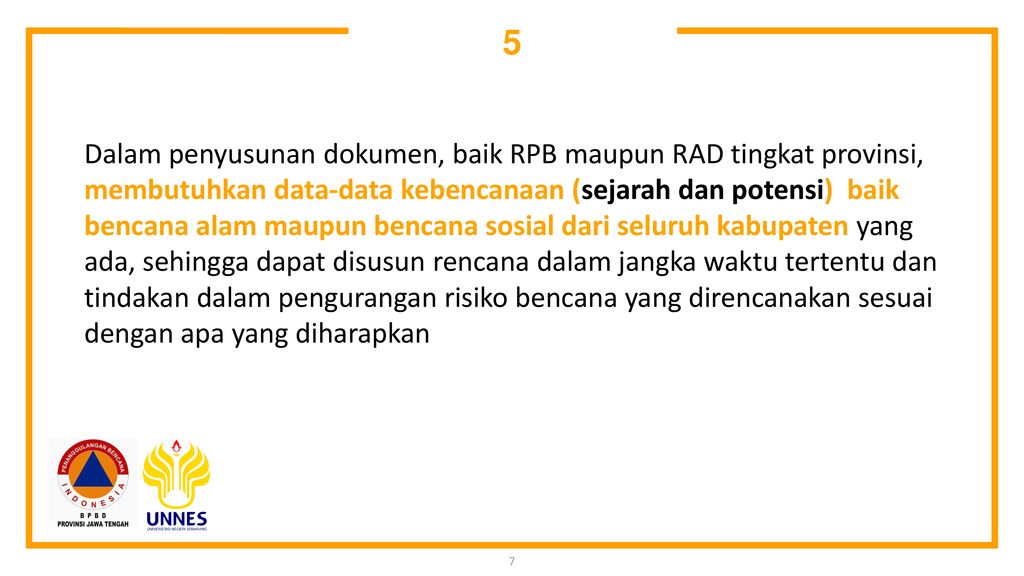 Penyusunan RPB Dan RAD Provinsi Jawa Tengah Tahun - Ppt Download