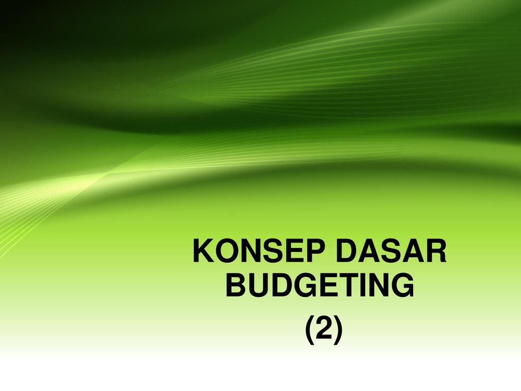 BUDGETING. - Ppt Download