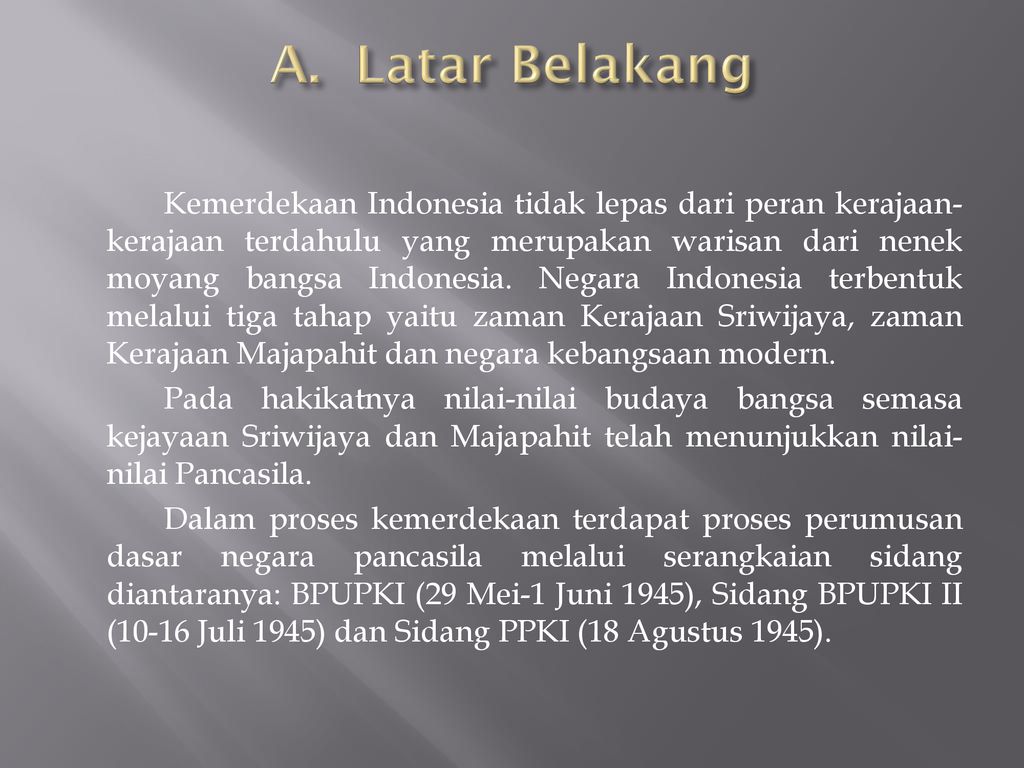 Pendidikan Pancasila Sejarah Pancasila Ppt Download