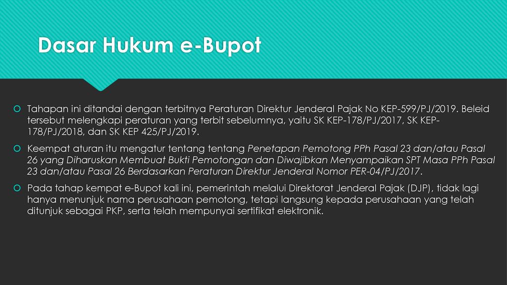 E-SPT E-Faktur E-Filling E-Form E-Bupot - Ppt Download