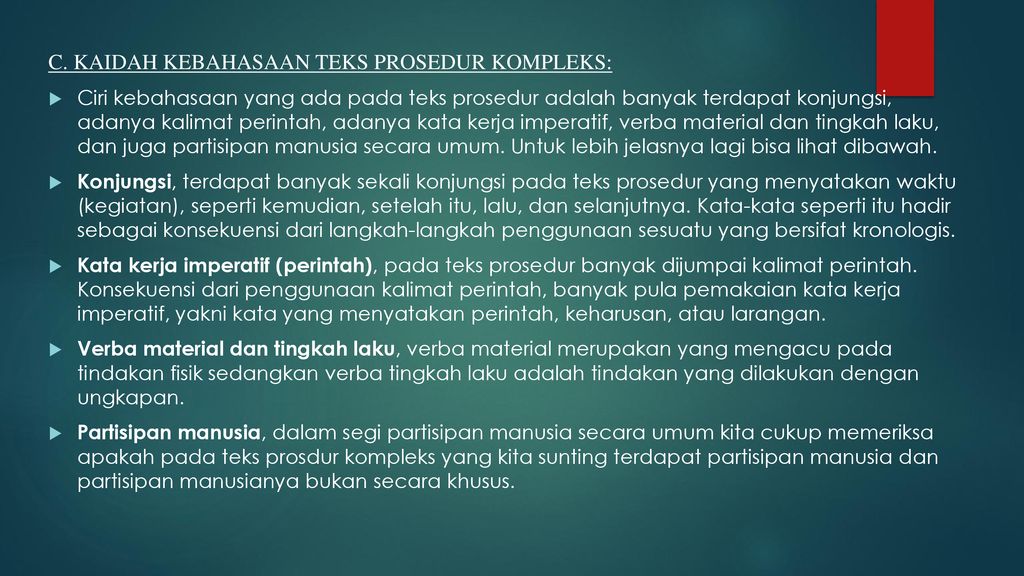 Kata Kerja Imperatif Pada Teks Prosedur Adalah