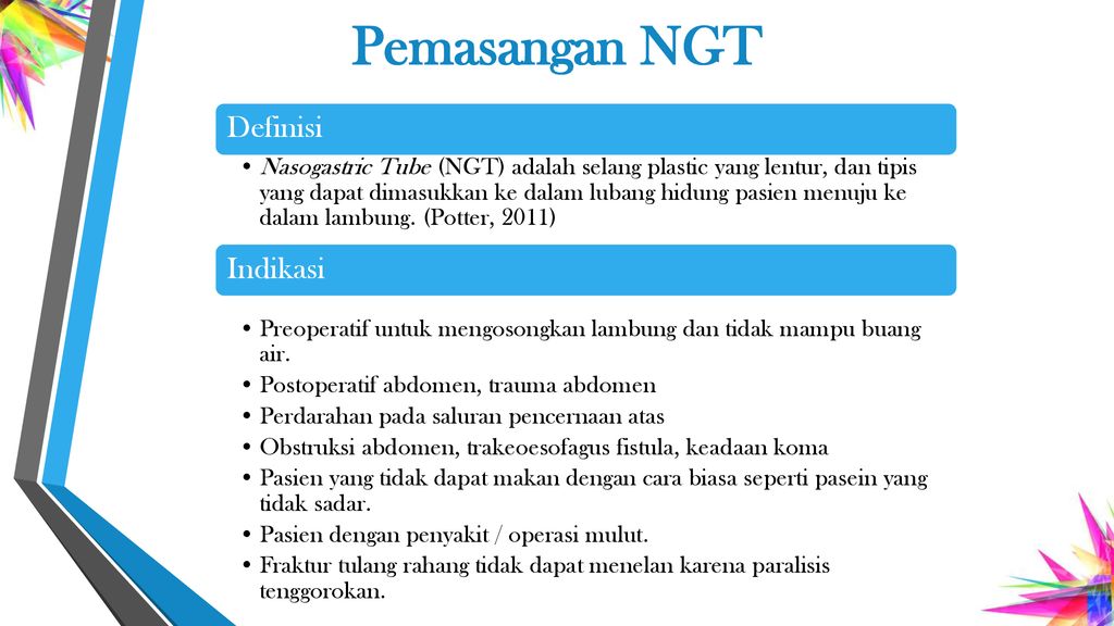 Berbagai Metode Pengukuran Panjang Selang Nasogastric Studi