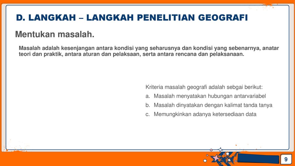 Langkah Langkah Penelitian Geografi Dengan Menggunakan Peta Ppt Download