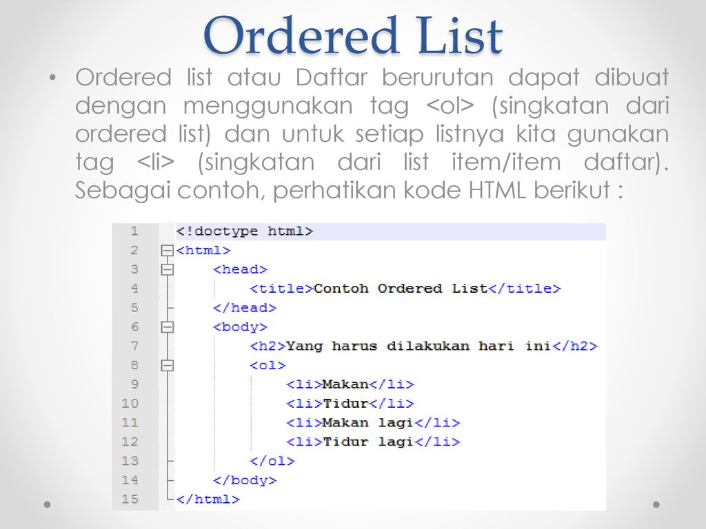 Apa Itu HTML HTML Adalah Singkatan Dari Hypertext Markup Language ...