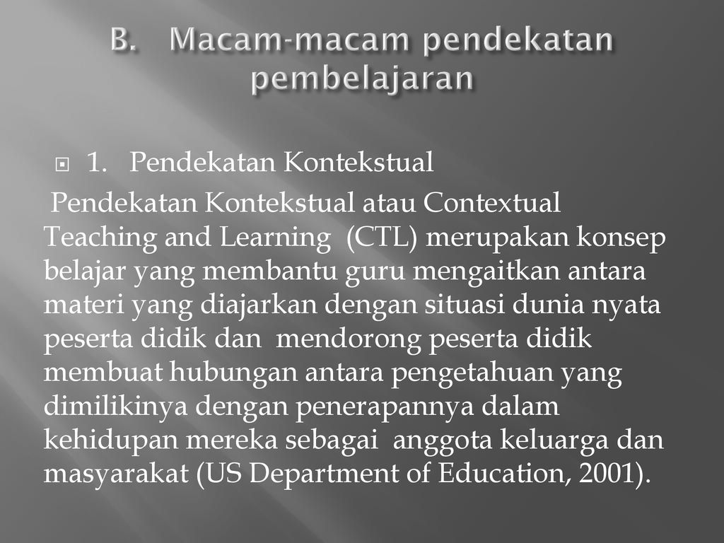 MACAM-MACAM PENDEKATAN PEMBELAJARAN PAUD - Ppt Download