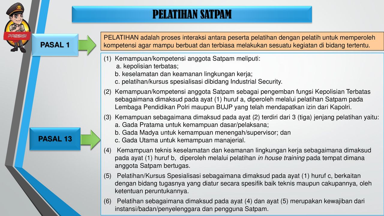 MEKANISME PELATIHAN SATPAM KUALIFIKASI GADA PRATAMA - Ppt Download