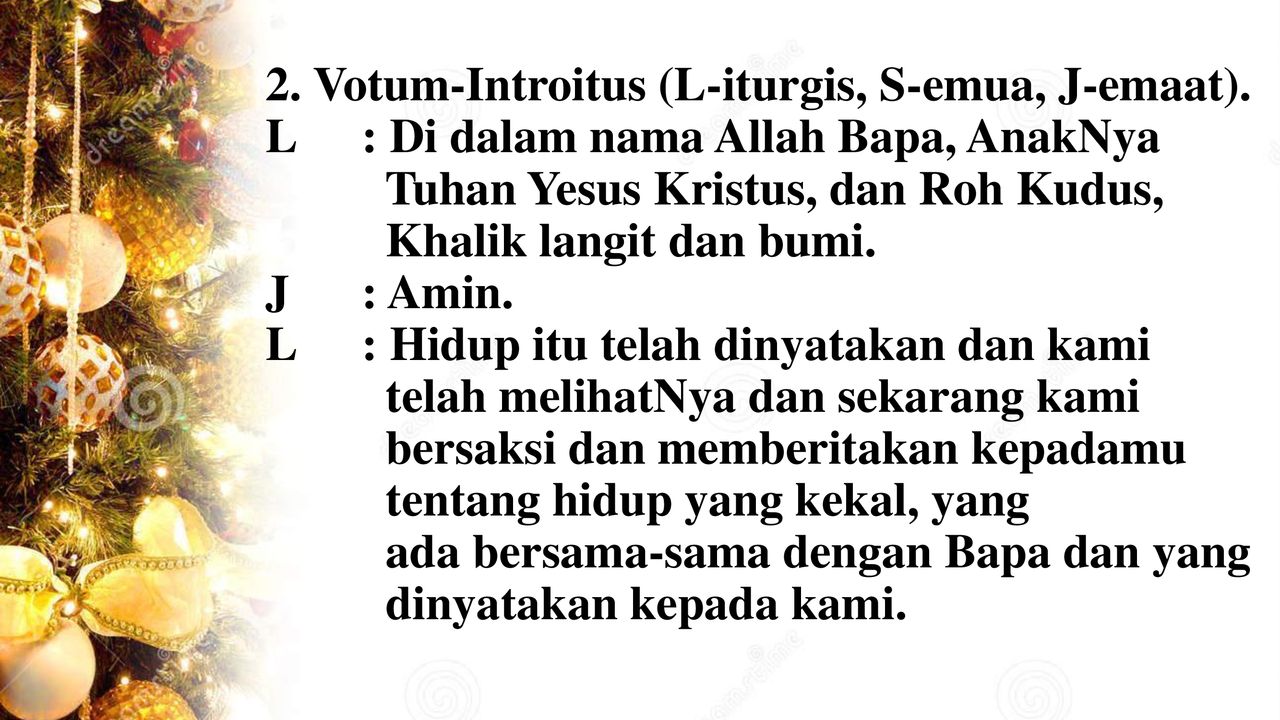 TATA IBADAH PERAYAAN NATAL STM SEHATI PERUMAHAN KAMPOENG DAUN TANJUNG ...